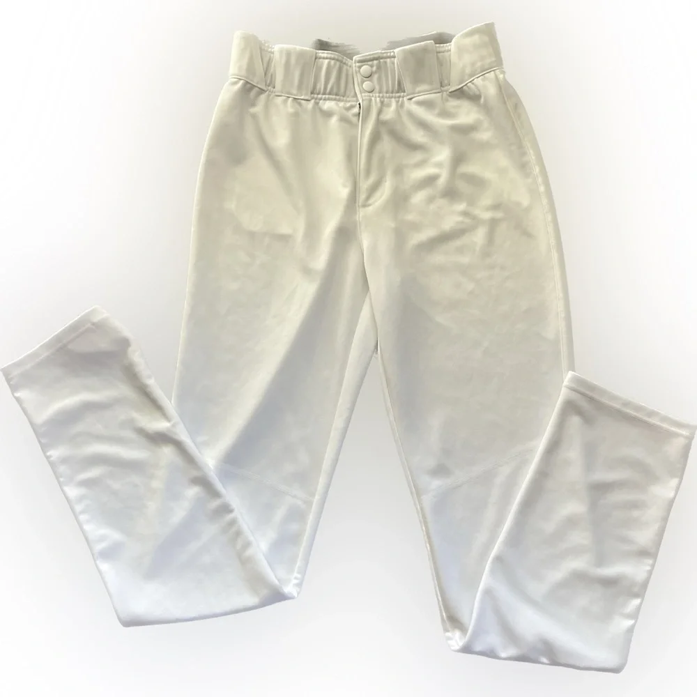 Adidas Open Hem NWOT White Baseball Pants Men’s Size Medium Elastic Waistband